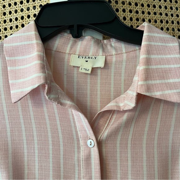 Collard Pink Midi Dress - Picture 4 of 4